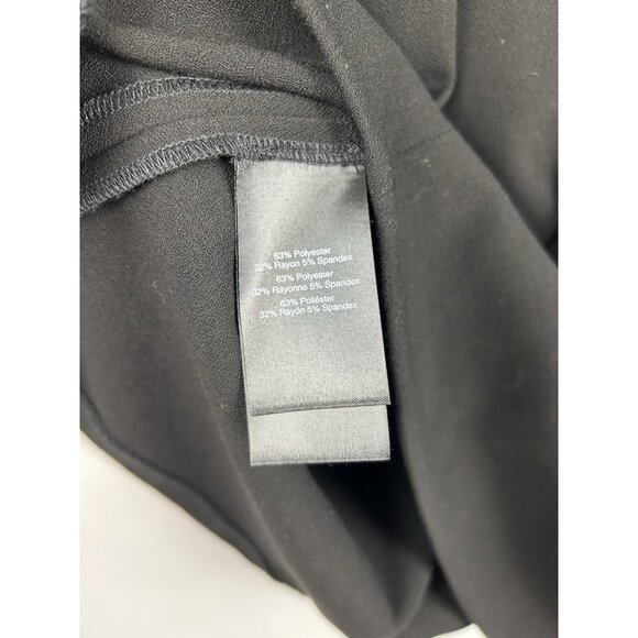 Donna Karan New York Women's Size 4 Keyhole Sheath Dress Black Midi MRSP $139 - Picture 7 of 16